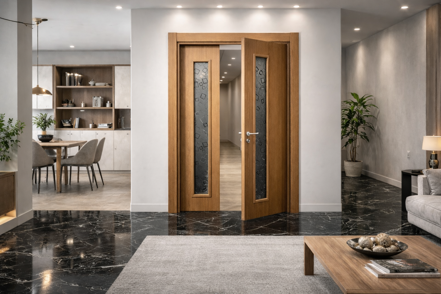 باب غرفة المعيشة Porte Salon( 120 cm) 